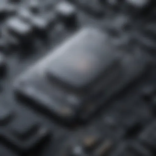 Abstract digital art representing hidden spyware on iPhone