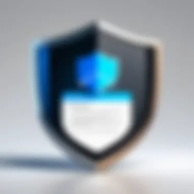 Online Privacy Shield Illustration Illustration of online privacy shield