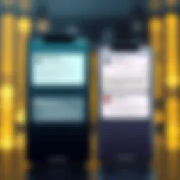 Visualization of spam notification types on mobile devices