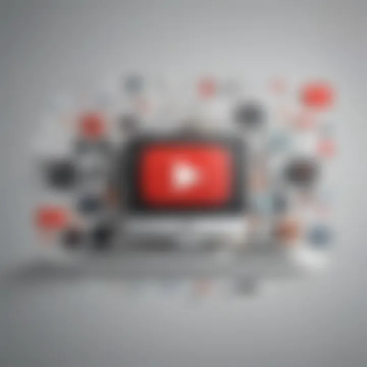 Abstract Concept of Ad-Free YouTube Experience