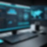 A visual representation of advanced threat intelligence data analysis