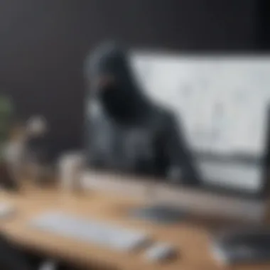Anonymous Browsing Concept Anonymous Browsing Concept Illustrating Online Anonymity