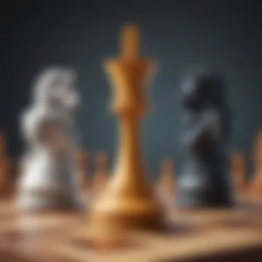 Antivirus and Internet Security as chess pieces