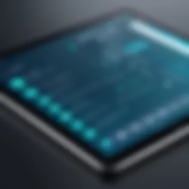 User Interface of Leading Antivirus Software User interface of antivirus software on iPad