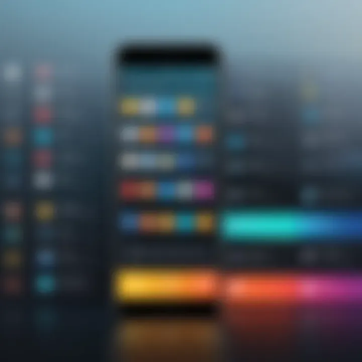 Infographic outlining categorization of apps in the App Store