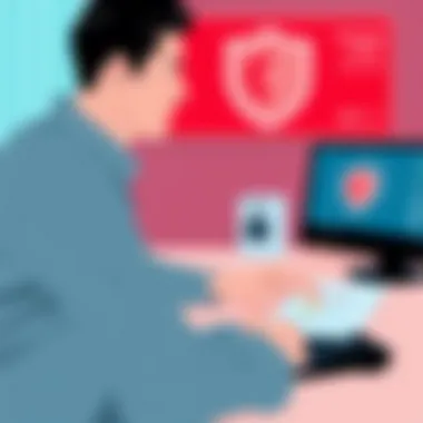 User making informed decisions about antivirus software