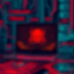 Visual representation of Trojan malware detected in a system
