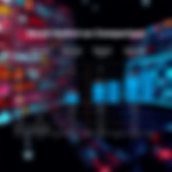 Antivirus Performance Comparison Comparison chart of antivirus software performance against cyber threats