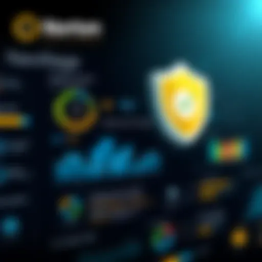 Norton Antivirus dashboard showcasing real-time protection features