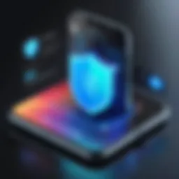 Modern mobile security interface