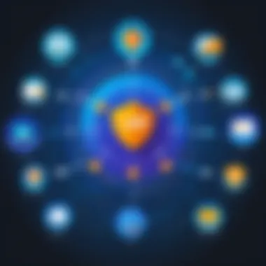 Graphical representation of different types of VPNs available for users