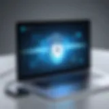 A secure digital connection illustration