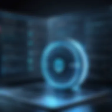 Database Security Measures Conceptual visualization of database security measures