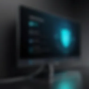 Secure Streaming Experience Illustration of streaming content securely with VPN