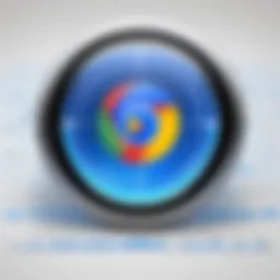 Digital Innovation Symbolizing Google's Browser Evolution