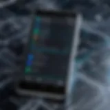Visual representation showcasing Android device settings for network configuration