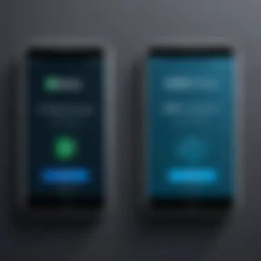 Illustration depicting the concept of dynamic vs. static IP addresses
