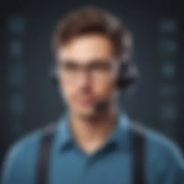 Illustration representing exceptional customer support in web hosting
