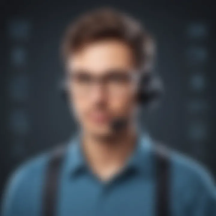 Illustration representing exceptional customer support in web hosting