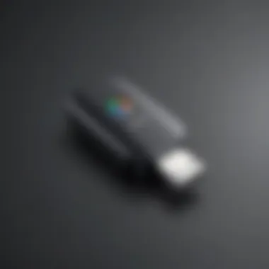 Illustration of Chromecast device