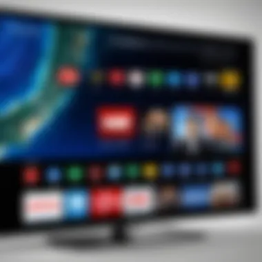CNN Integration with Google TV CNN's logo displayed on a Google TV interface
