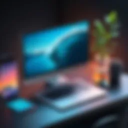 VPN software interface showcasing features