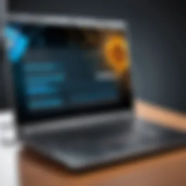 Data Recovery Post-Virus Cleanup on HP Laptop Illustration of data recovery after virus removal