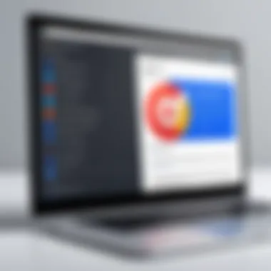 Browser Experience with Ad Blocker Illustration of a browser with an ad blocker active
