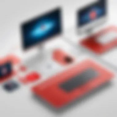 Visual representation of installation on various platforms