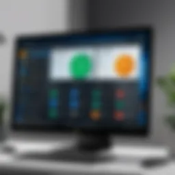 Windows Defender dashboard showcasing security status and available options