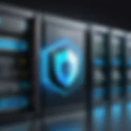 Visual representation of secure web hosting features