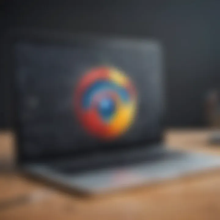 Illustration of cyber threats compromising Mac browser security