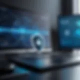 Visual representation of a secure VPN connection setup