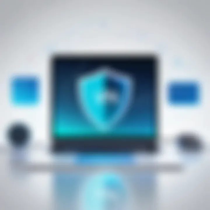 Diagram illustrating the technology behind VPNs