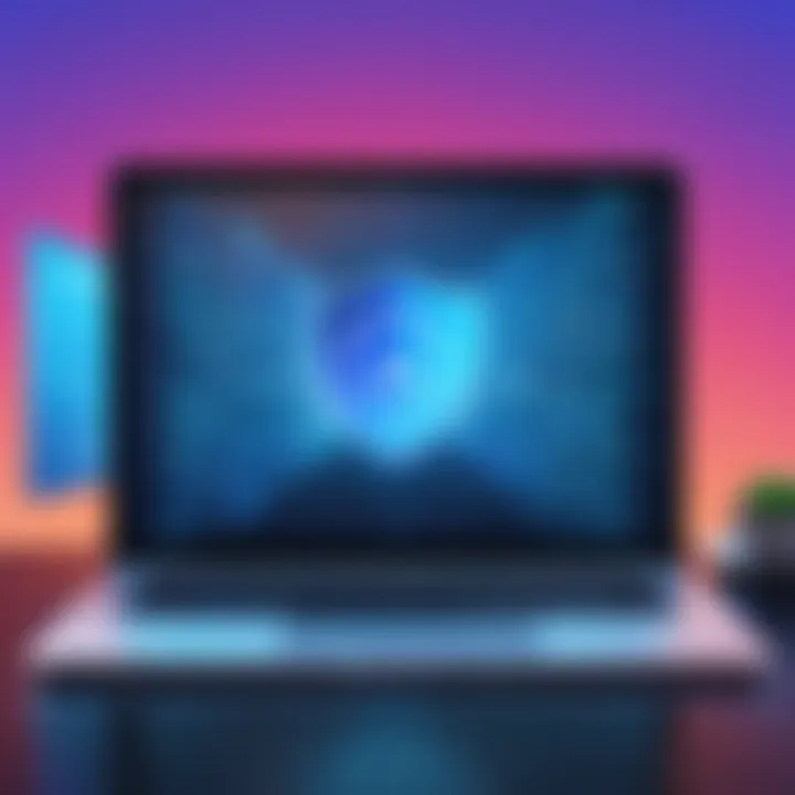 Illustration of online privacy benefits using a VPN