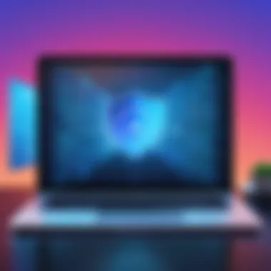 Enhancing Online Privacy with VPN Illustration of online privacy benefits using a VPN