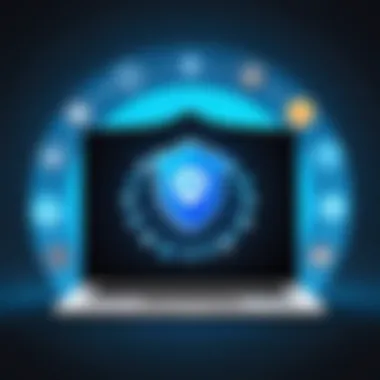 Visual representation of the benefits of using a VPN in enhancing online security and privacy.