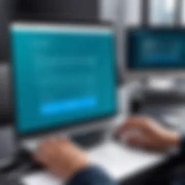 Analyzing a Password Manager Application A person analyzing a password manager application.