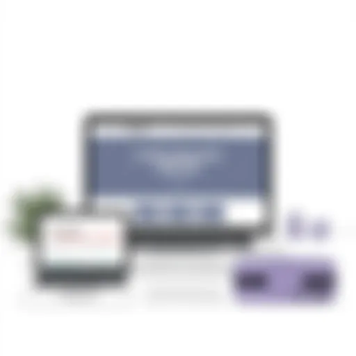 Elegant Website Layout Elegant website layout showcasing modern design principles