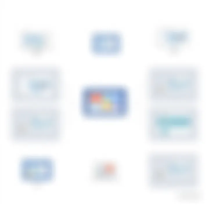 Overview of various website makers with aesthetic templates