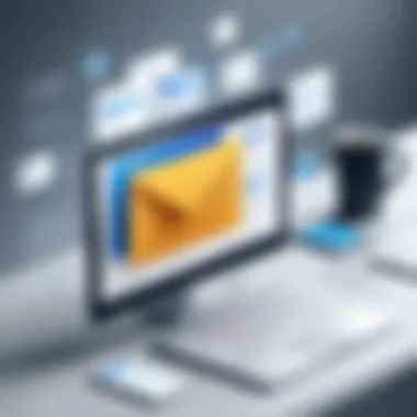 Effective Email Management Strategies Diagram showcasing email account management strategies