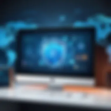 Cybersecurity Benefits of VPN Illustration of cybersecurity benefits brought by VPN applications