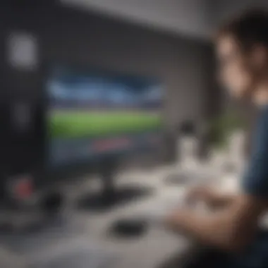 Analyzing FA Cup Streaming Options Cybersecurity expert analyzing FA Cup streaming options