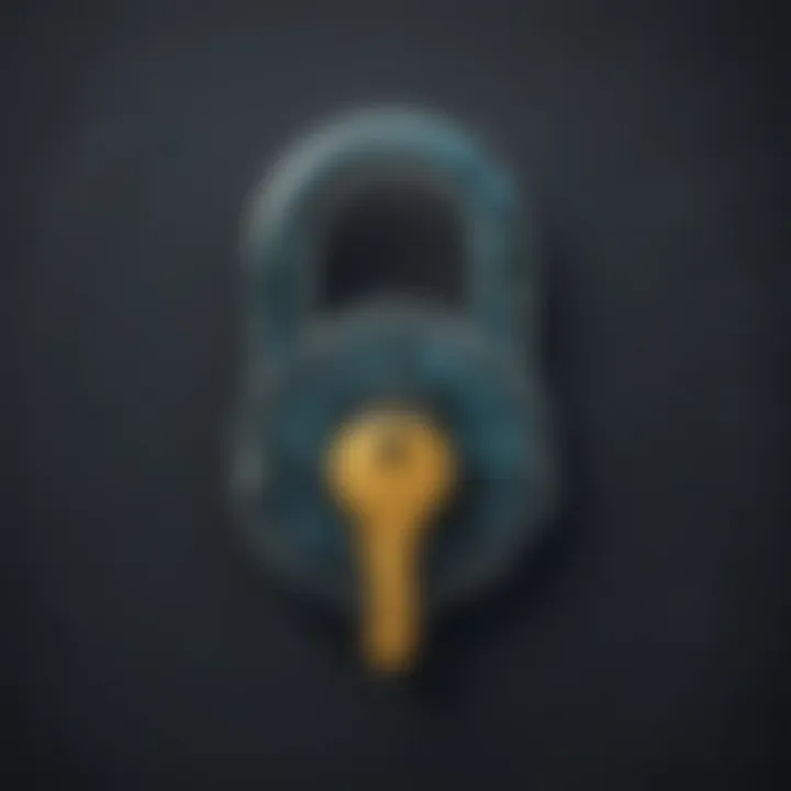 Cybersecurity Lock and Key