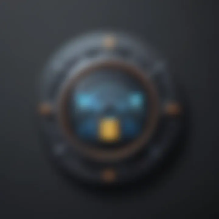 Cybersecurity Lock Icon