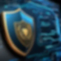 Cybersecurity Shield Emblem for Veterans