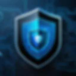 Cybersecurity Shield Protection Concept