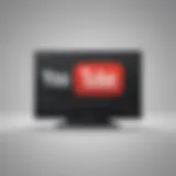 Abstract depiction of YouTube TV interface with baseball theme