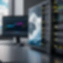 Graph illustrating dedicated cloud server pricing models