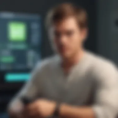 Dexter: Remote Access Delight Remote control selecting 'Dexter' on Hulu